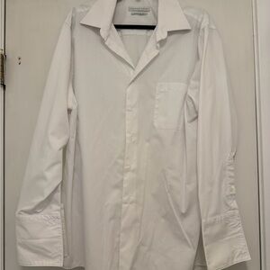 Geoffrey Beene Classic White Dress Shirt